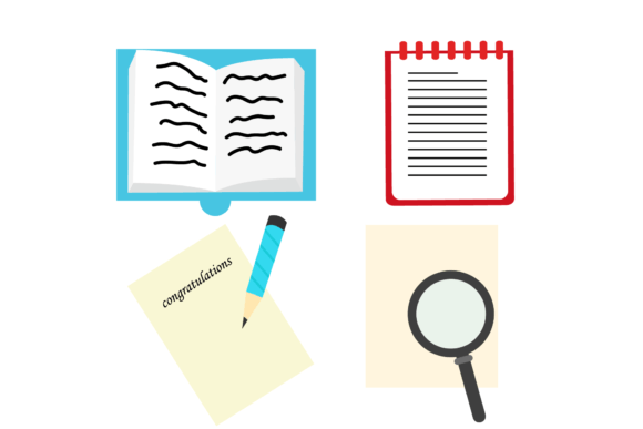 Education School Notebook: A Graphics Asset for Modern Content Publishing