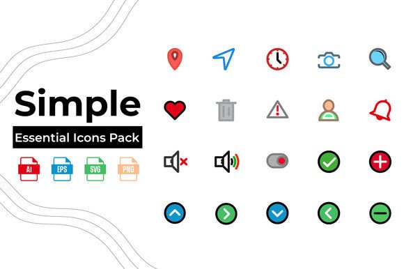 Essential Icons Pack -4: A Brand Designer’s Take on a Versatile Graphic Design Asset
