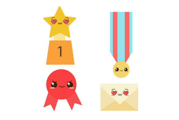 Kawaii Education School: A Versatile Graphic Design Asset for Local Business Branding
