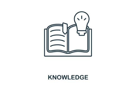 Knowledge Icon: A Versatile Graphic Design Asset for Modern Branding