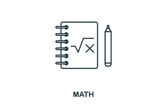 Math Icon: A Versatile Graphic Design Asset for Content Creators