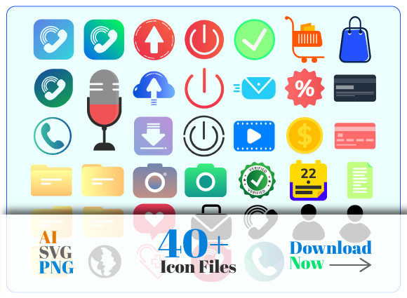 Most Useful Icon Pack V1: A Versatile Graphic Design Asset for Marketers
