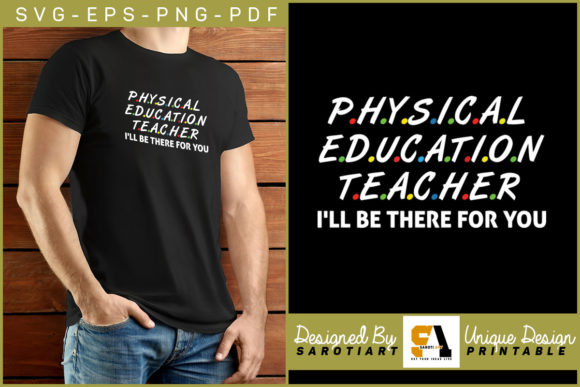 Physical Education Teacher Graphics for Crafts