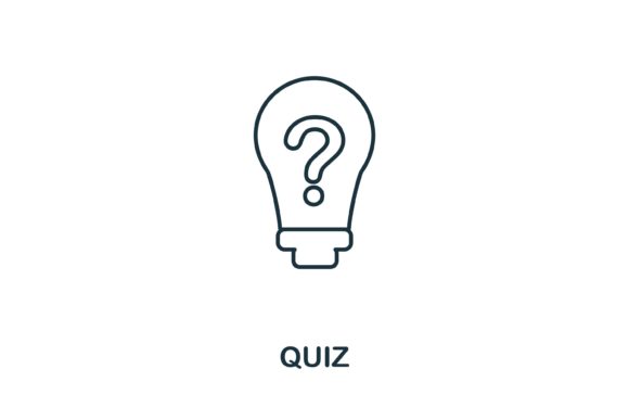 Quiz Icon: A Versatile Graphic Design Asset for Digital Sellers