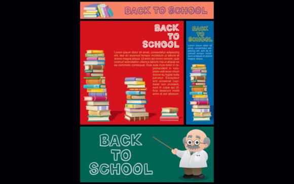 School Banner Set Part 3: A Versatile Graphics Pack for Educational Content
