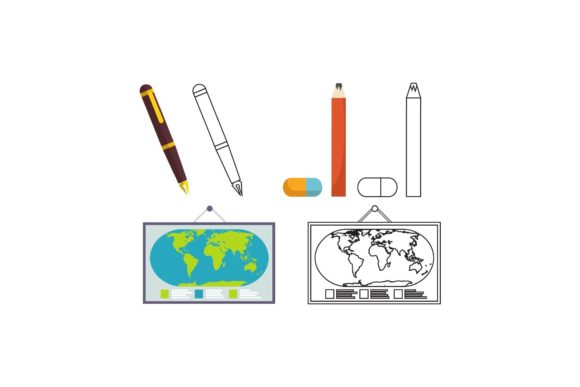 School Education Element: A Versatile Graphic Design Asset for Modern Branding