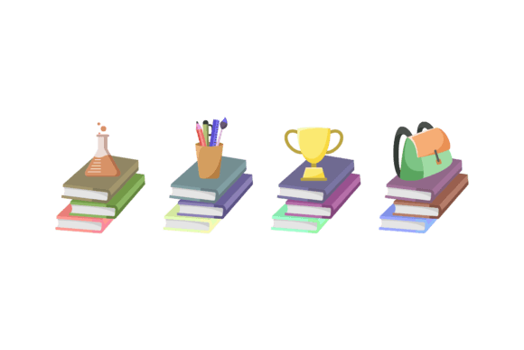 School Education Study – A Graphics Asset for Editorial and Web Design