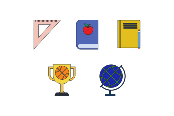 School Student Education Graphics for Real-World Crafting Projects