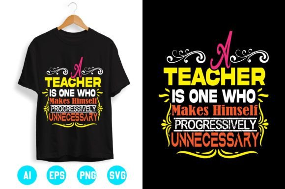 Teacher T-shirt Design 12 – A Versatile Graphic for Handmade Creations