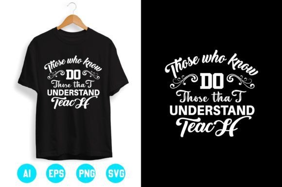 Teacher T-shirt Design 15: A Versatile Graphic for Merch and Digital Sales