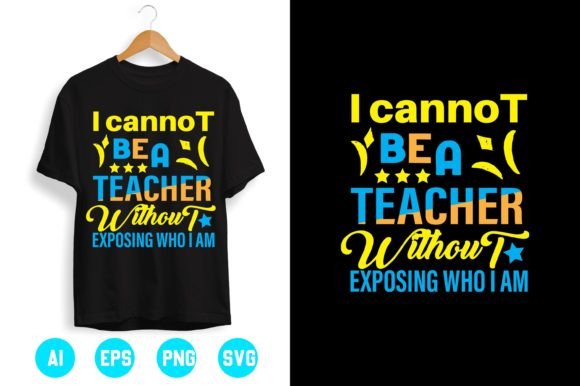 Teacher T-shirt Design 17: A Versatile Graphic for Creative Branding
