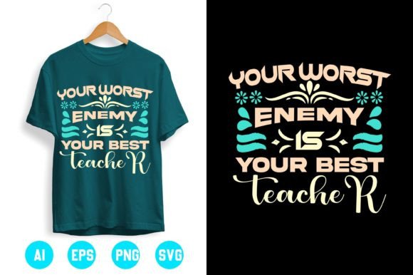 Teacher T-shirt Design 22 – A Solid Graphic for Merch and More