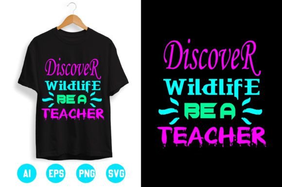 Teacher T-shirt Design 31: A Wildly Creative Graphic for Modern Projects