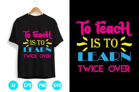 Teacher T-shirt Design 7: A Versatile Graphic for Local Business Branding