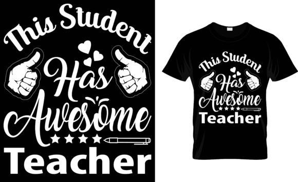 THIS STUDENT HAS AWESOME TEACHERS: A Versatile Graphic Design Asset for Print Templates