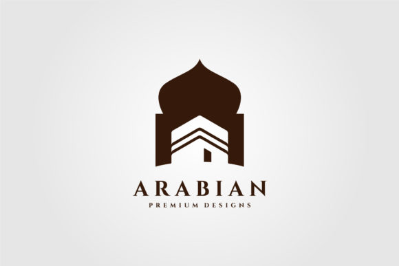 Vintage Kaaba Building Logo Vector – A Timeless Graphic for Creative Sellers
